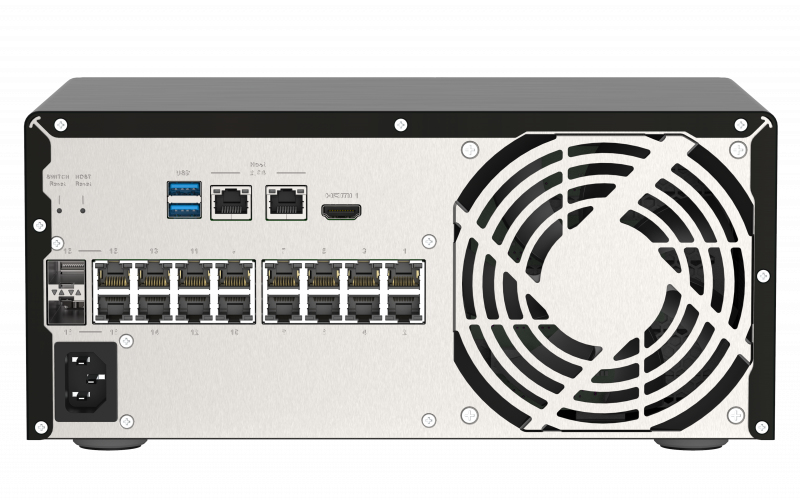 QNAP QVP-41B network video recorder Black – image 6