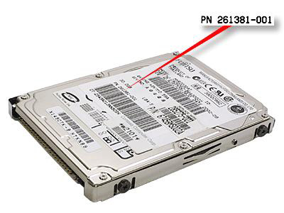 HP SP/CQ HDD 30GB EVO N800C