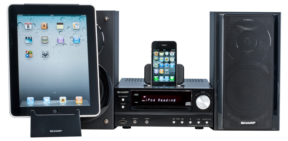 Sharp XL-HF201PHBK home audio system Home audio mini system – image 1