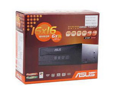 ASUS DVD+/-RW DUAL DRW1608P/DL BLACK RETAIL