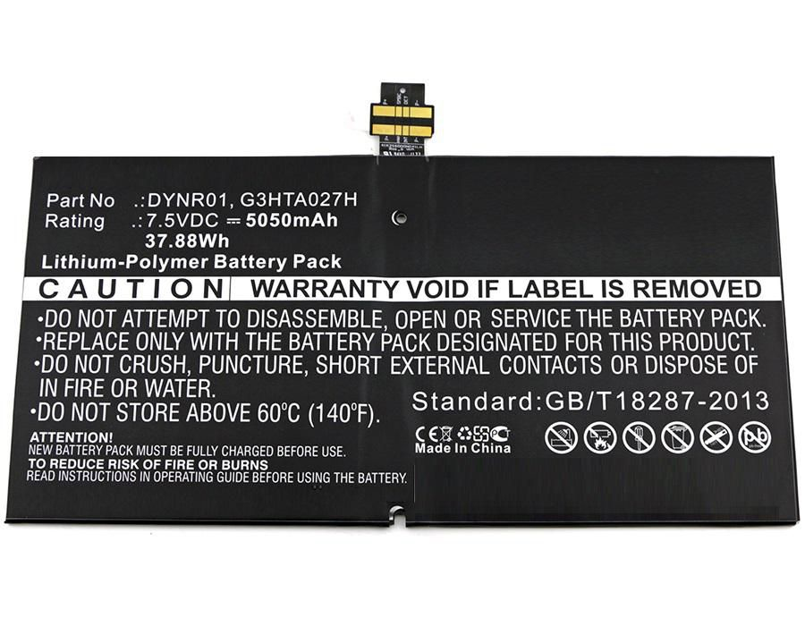 بطارية CoreParts TABX-BAT-MIS172SL ليثيوم بوليمر (LiPo) 5050 مللي أمبير في الساعة 7.5 فولت