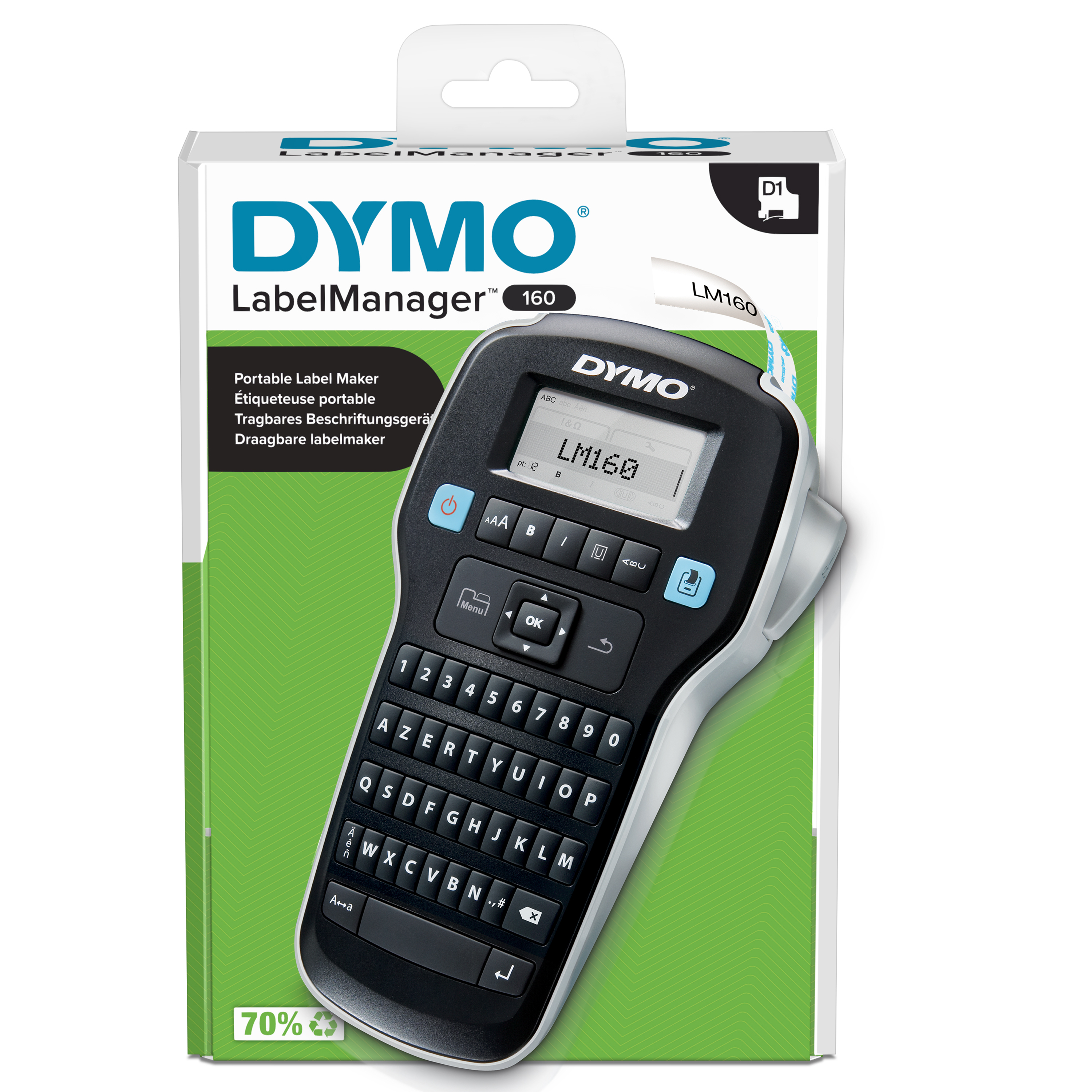 DY LM 160 PRINTER AZY FR/BE DYMO LABELMANAGER 160 AZY/IN