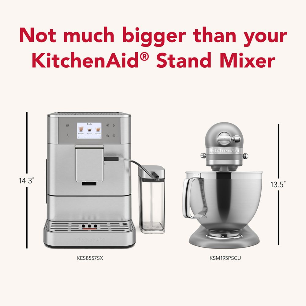 KitchenAid KES8557SX coffee maker Fully-auto Combi coffee maker – image 8