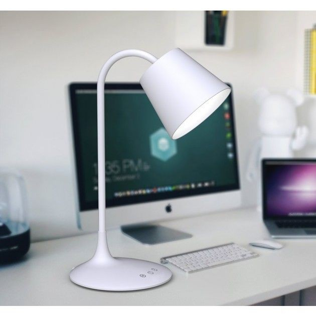 Techly Vintage LED Table Lamp White Class A I-LAMP-DSK4 – image 6