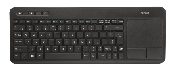 Trust 21210 keyboard Universal RF Wireless Black