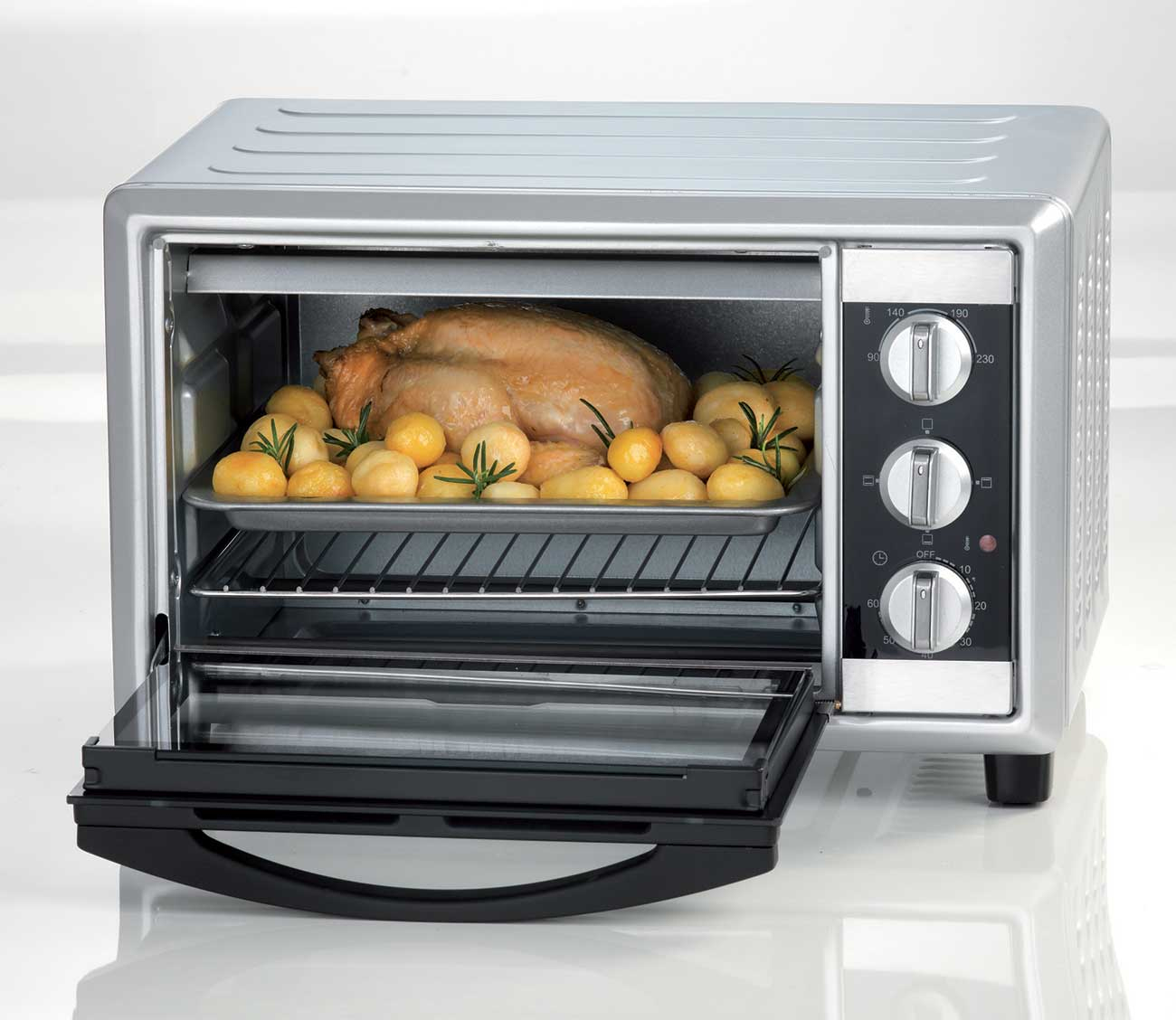 Ariete 981 20 L 1380 W Black, Silver Grill – image 4