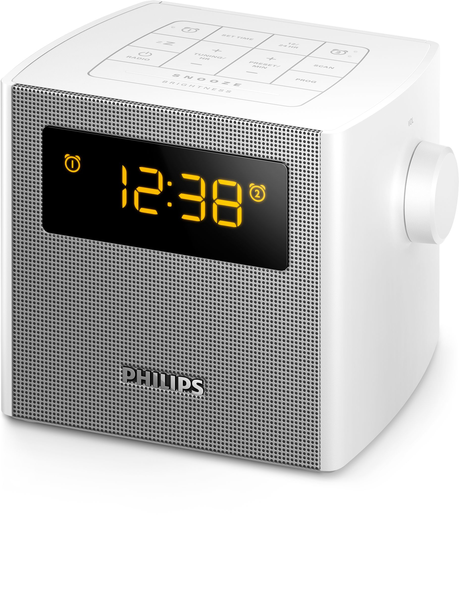 Philips AJ4300W/12 radio Clock Digital Silver