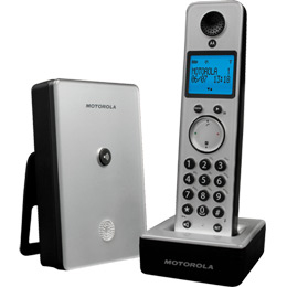 Motorola D701 telephone DECT telephone Caller ID Black, Silver