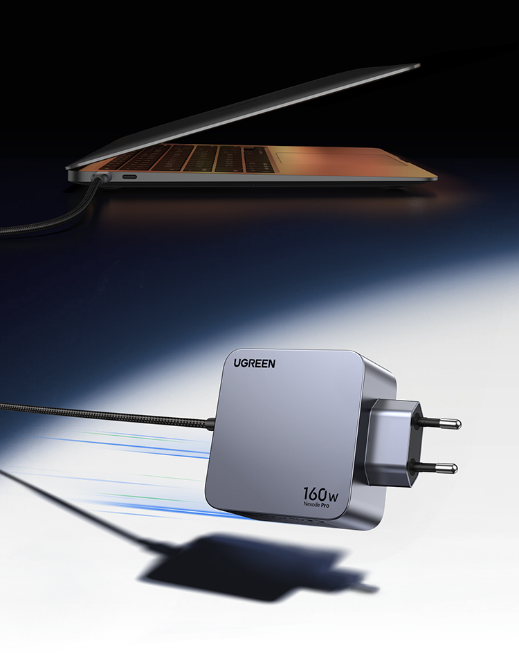 Ugreen Nexode Pro 160W GaN Charger with USB-C Cable – image 6