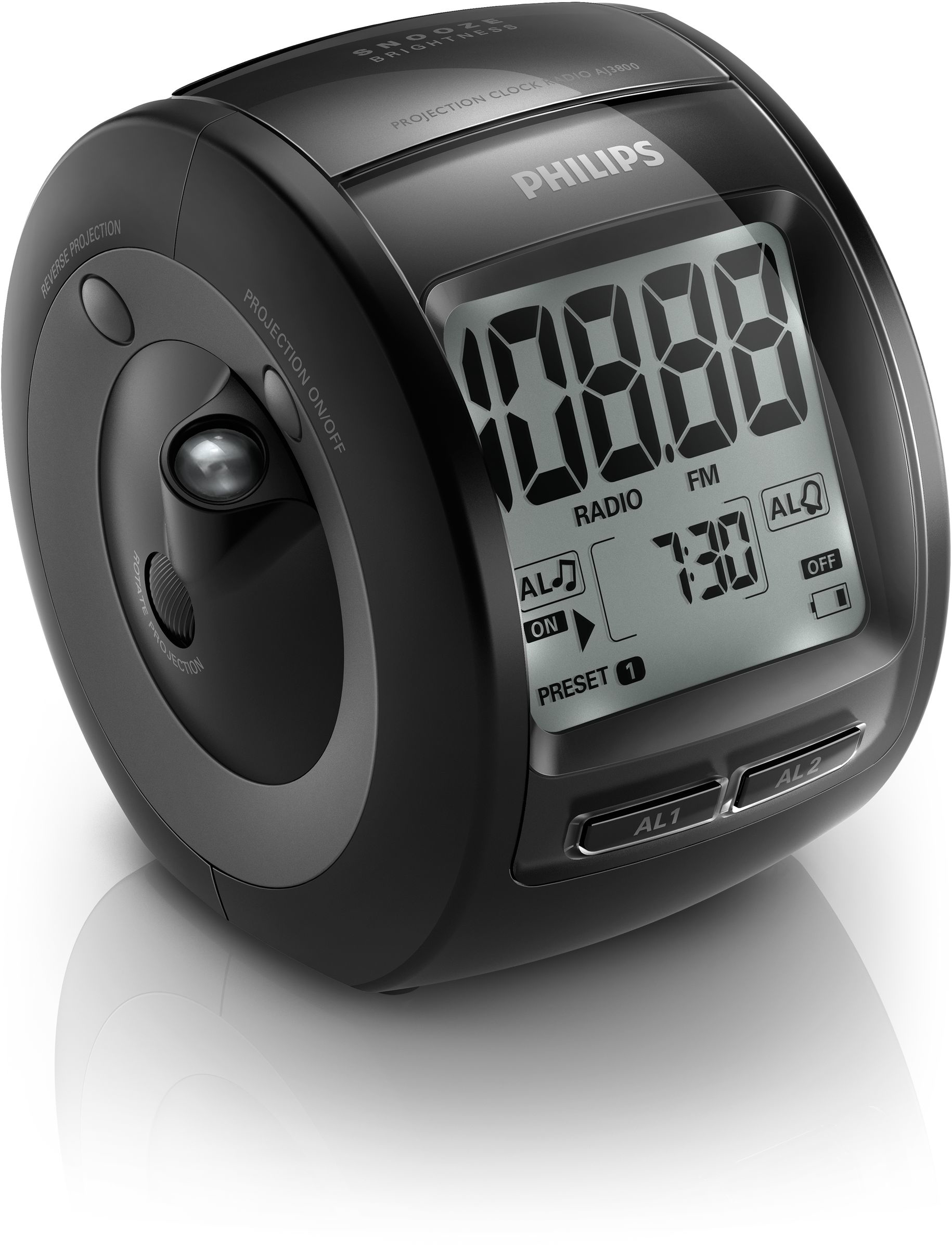 Philips AJ3800/12 radio Clock Digital Black