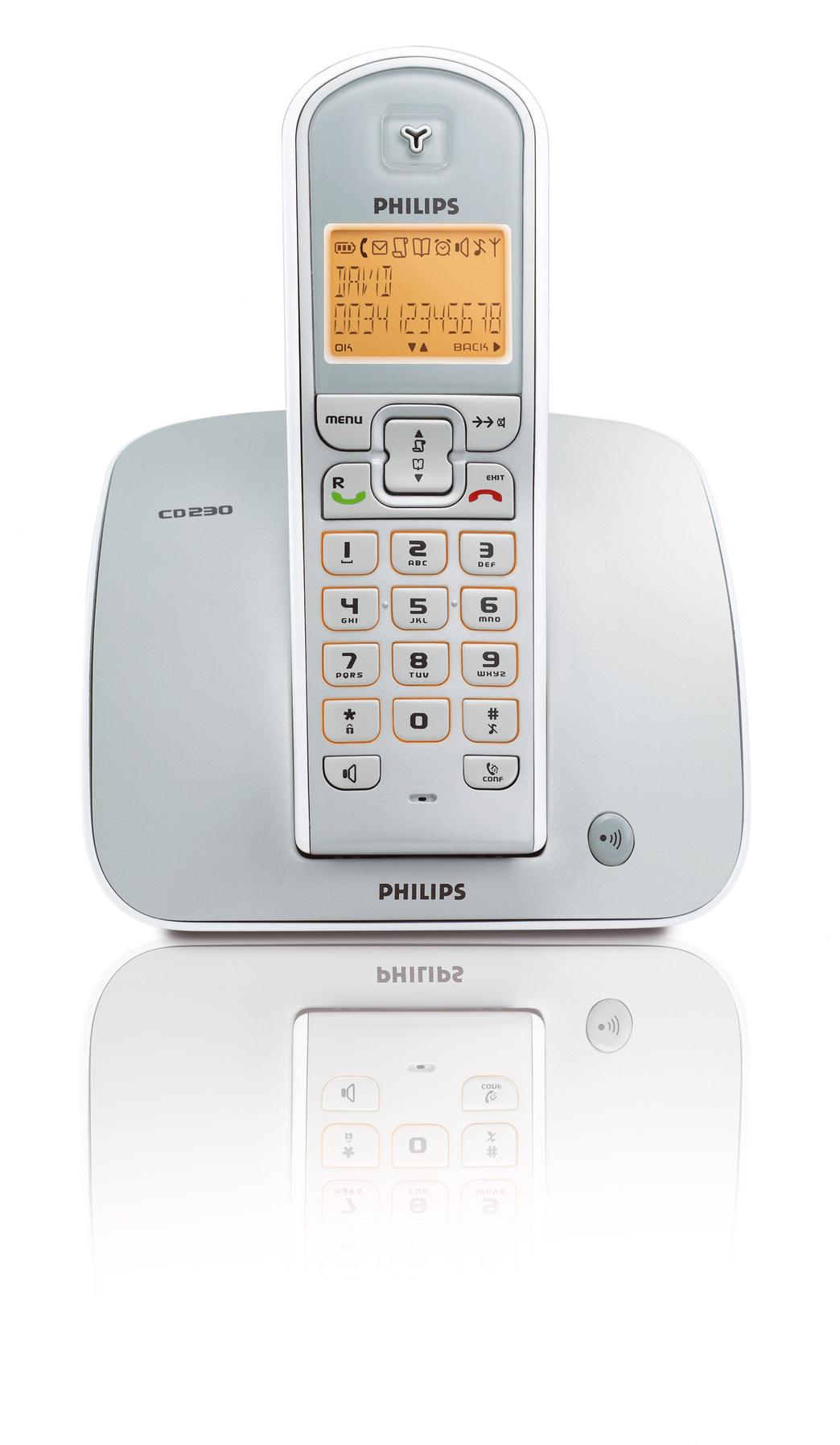 Philips CD2301S Cordless telephone