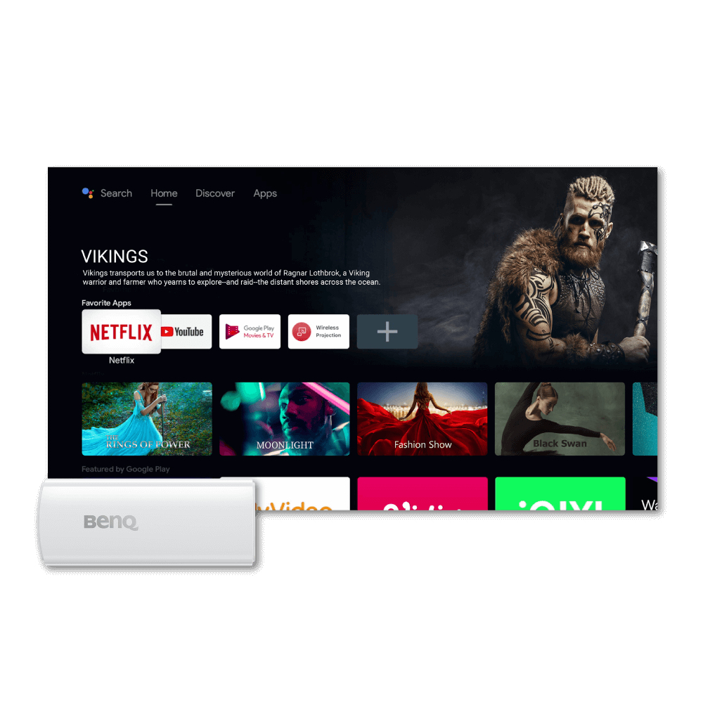 BenQ QS02 HDMI 4K Ultra HD Android White – image 6