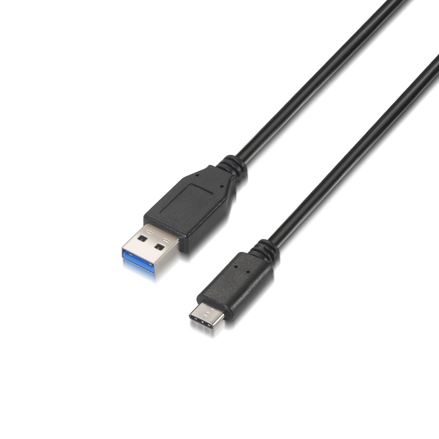 AISENS A107-0060 cable USB USB 3.2 Gen 2 (3.1 Gen 2) 1 m USB A USB C 3 Gbit/s Negro