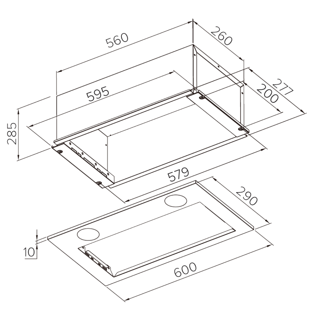 Haier 671 HVX-BI671X Built-in Stainless steel 750 m³/h – image 2