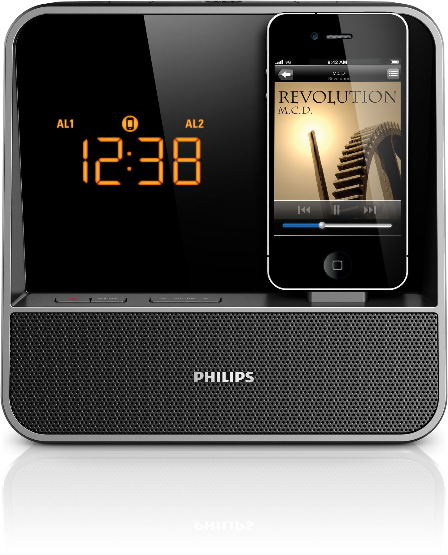 Philips Clock radio for iPod/iPhone AJ5350D/93 – image 2