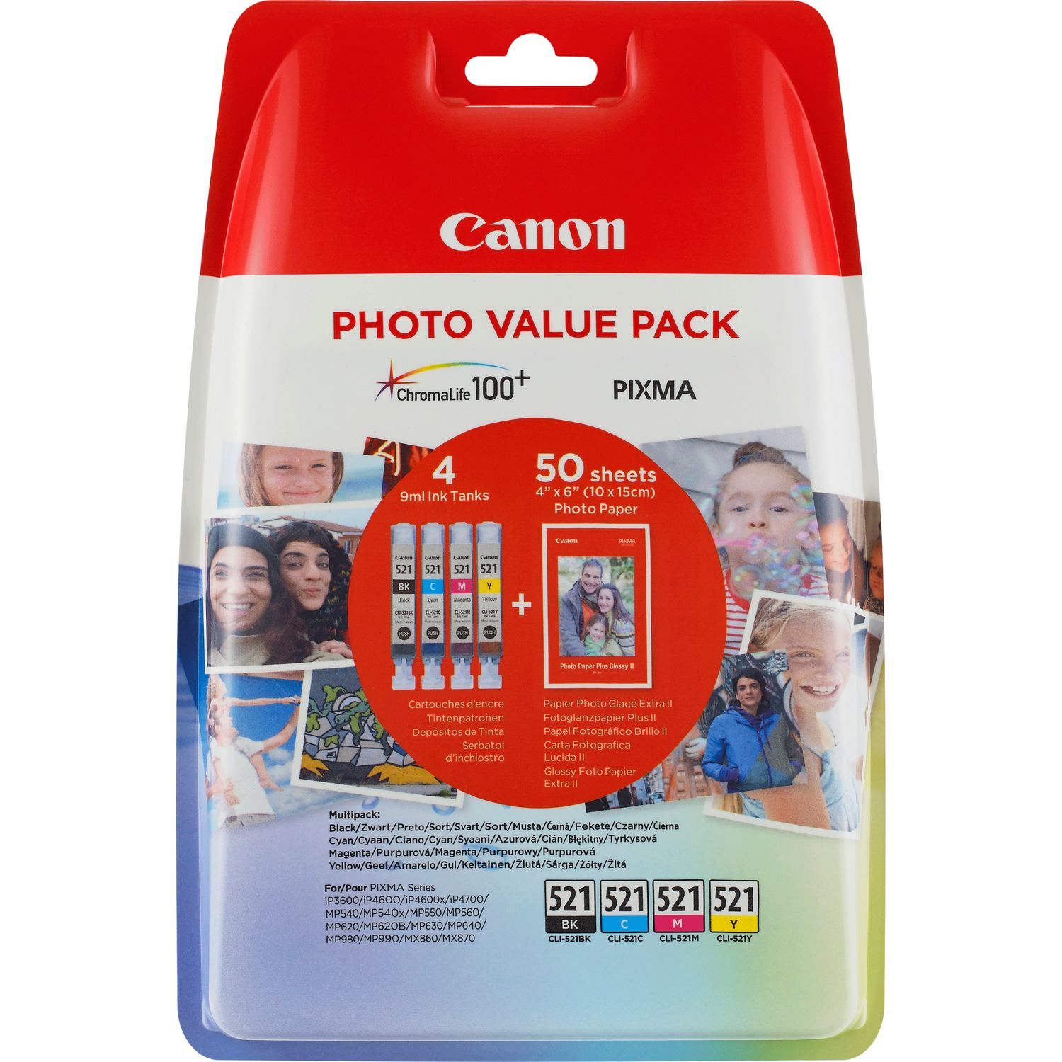 Canon 2933B010 ink cartridge 4 pc(s) Original Standard Yield Black, Cyan, Yellow, Magenta