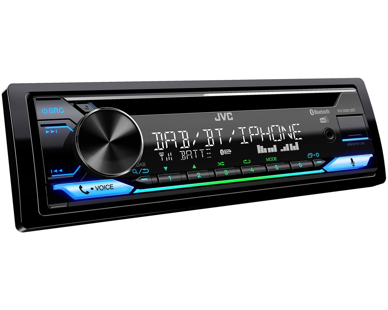 JVC KD-DB912BT car media receiver Black – image 1
