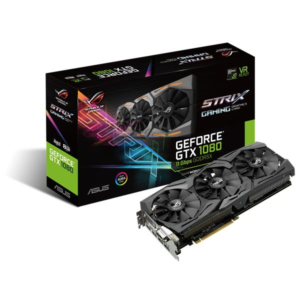 ASUS ROG-STRIX-GTX1080-A8G-11GBPS graphics card NVIDIA GeForce GTX 1080 – image 1