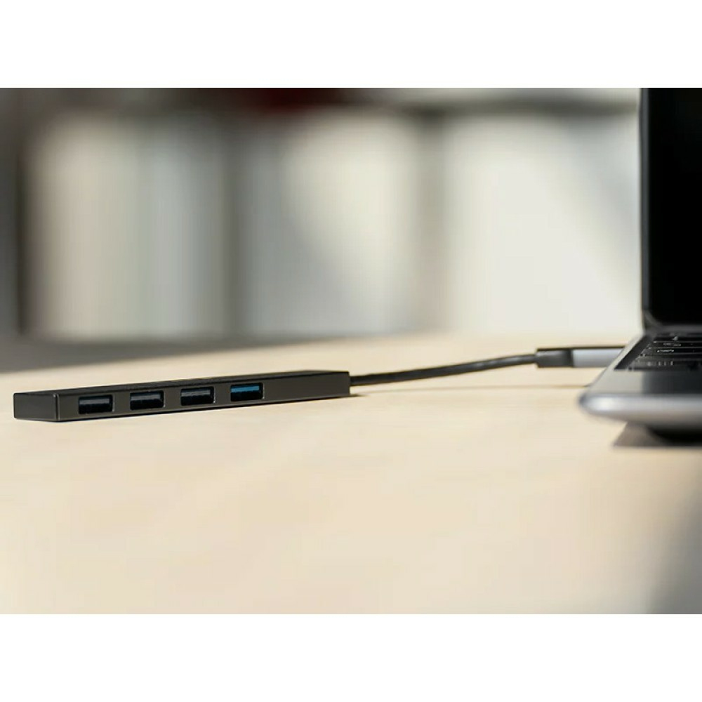 Techly IUSB32-HUB4A-3U2SL interface hub USB 3.2 Gen 1 (3.1 Gen 1) Type-A 5000 Mbit/s Grey – image 3