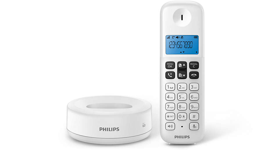 Philips D1611W/34 telephone DECT telephone Caller ID White – image 5