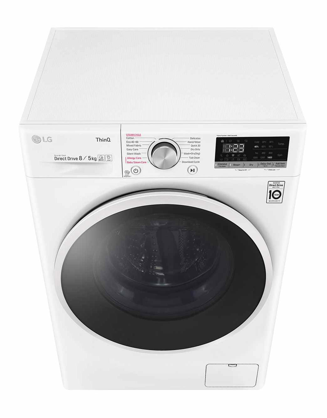 LG F4DT408AIDD washer dryer Freestanding Front-load White – image 9