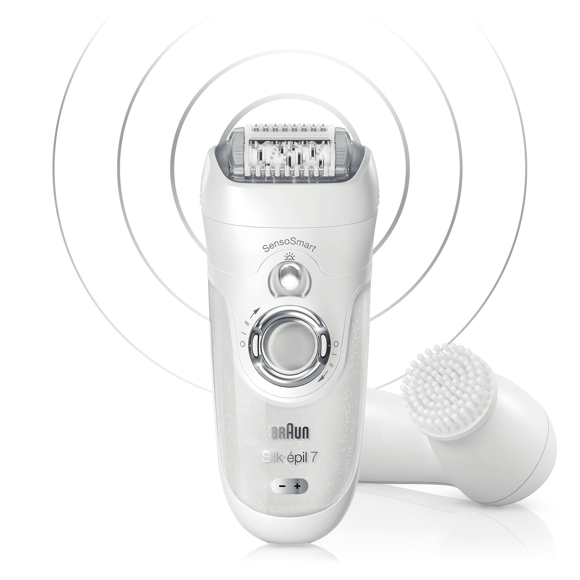 Braun Silk-épil 7 81646963 epilator 40 tweezers White, Silver – image 4