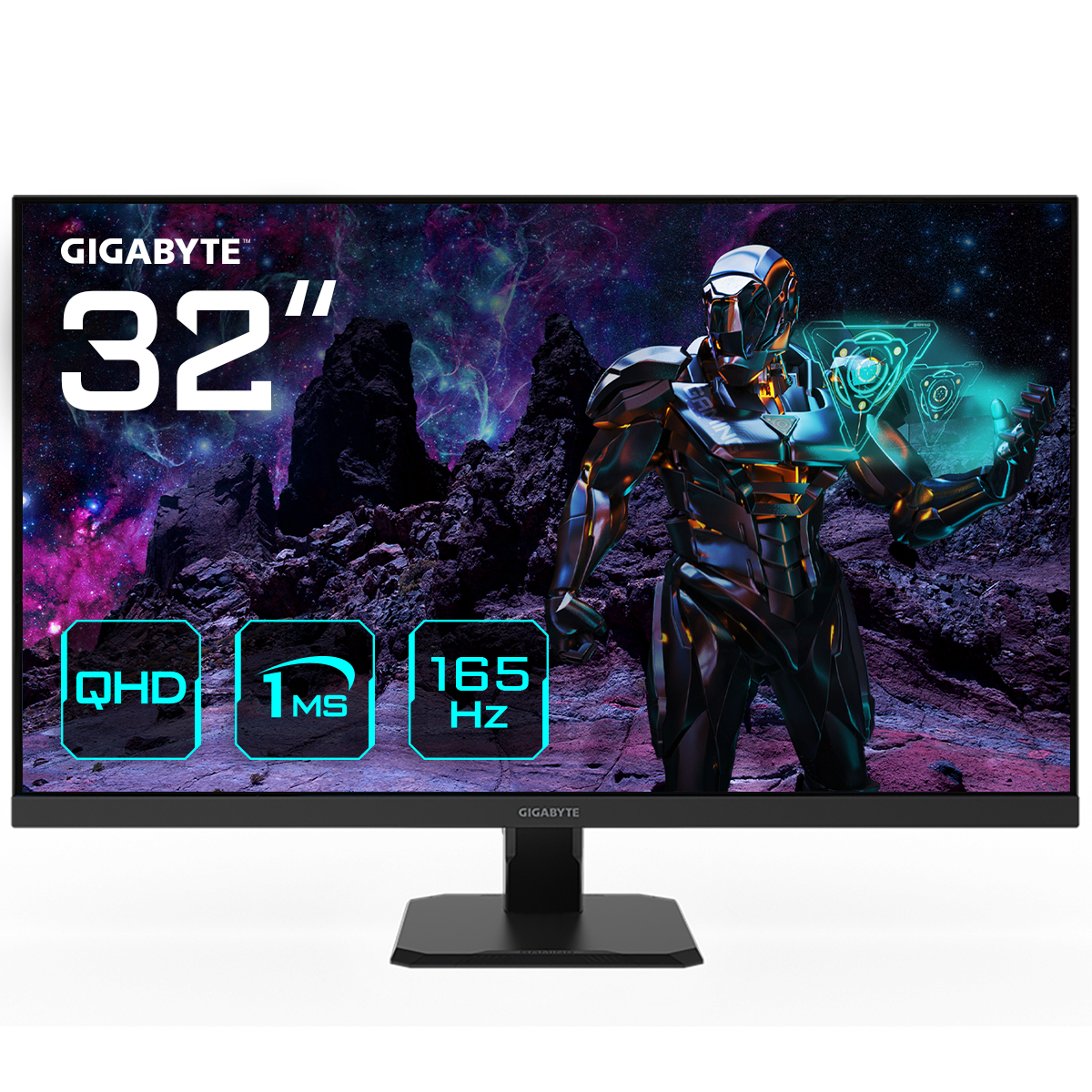GIGABYTE GS32Q 31.5" Monitor da gioco QHD - 2560 x 1440 (QHD) 165Hz 1ms 300 cd/m FreeSync Premium pronto per HDR HDMI 2.0 Displ