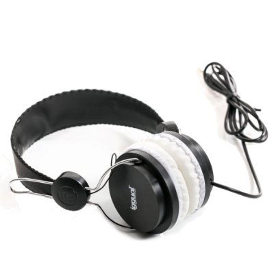 iggual PSI08981 headphones/headset Wired Head-band Black, White – image 1