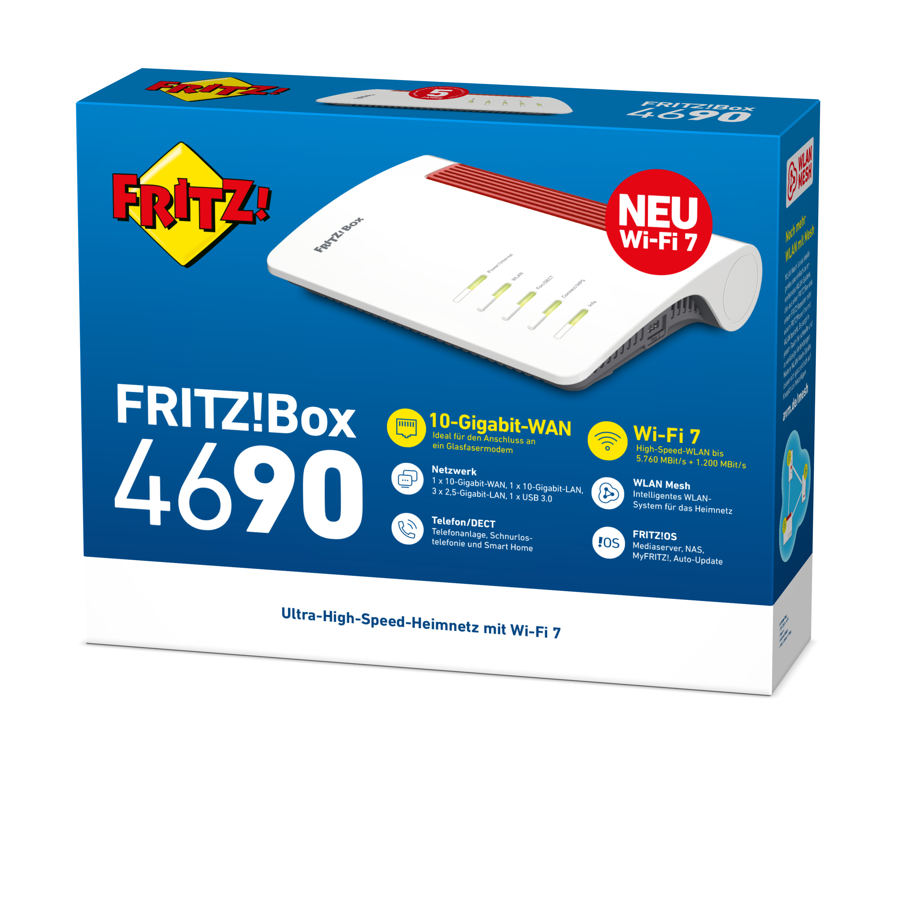 FRITZ!Box 4690 (Wi-Fi 7) Wireless Router