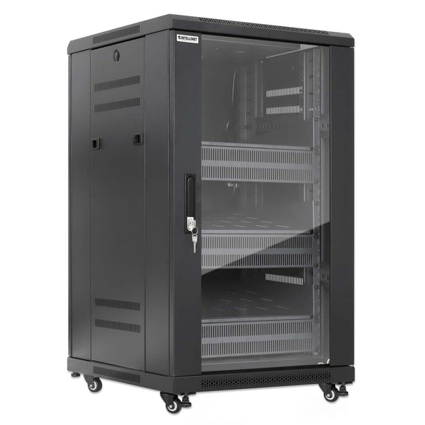 Intellinet Pro Line Network Cabinet with Integrated Fans, 18U – image 2