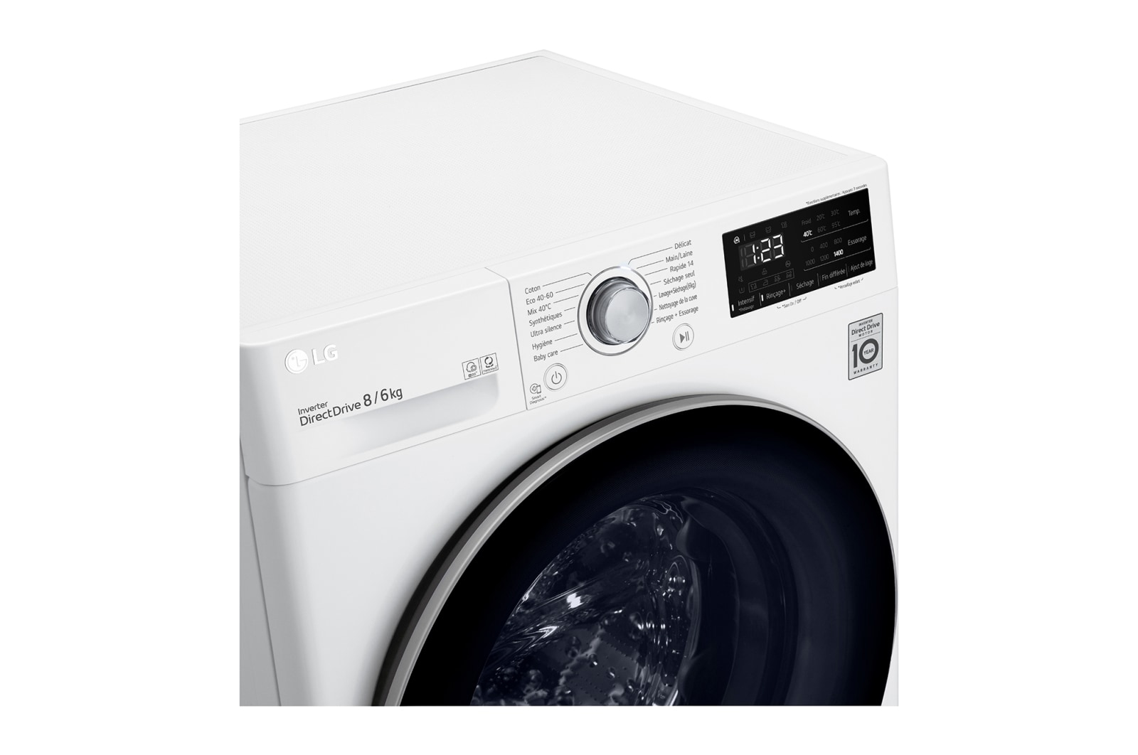 LG F864V31WR washer dryer Freestanding Front-load White – image 3