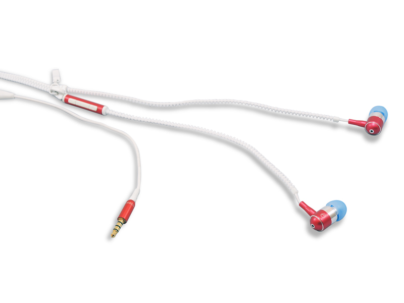 Conceptronic Stylish Zip Headphone – image 1