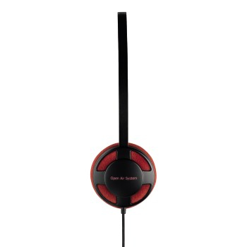 Hama HED1112BK/RE Headphones Wired Head-band, Neck-band Black, Red – image 2