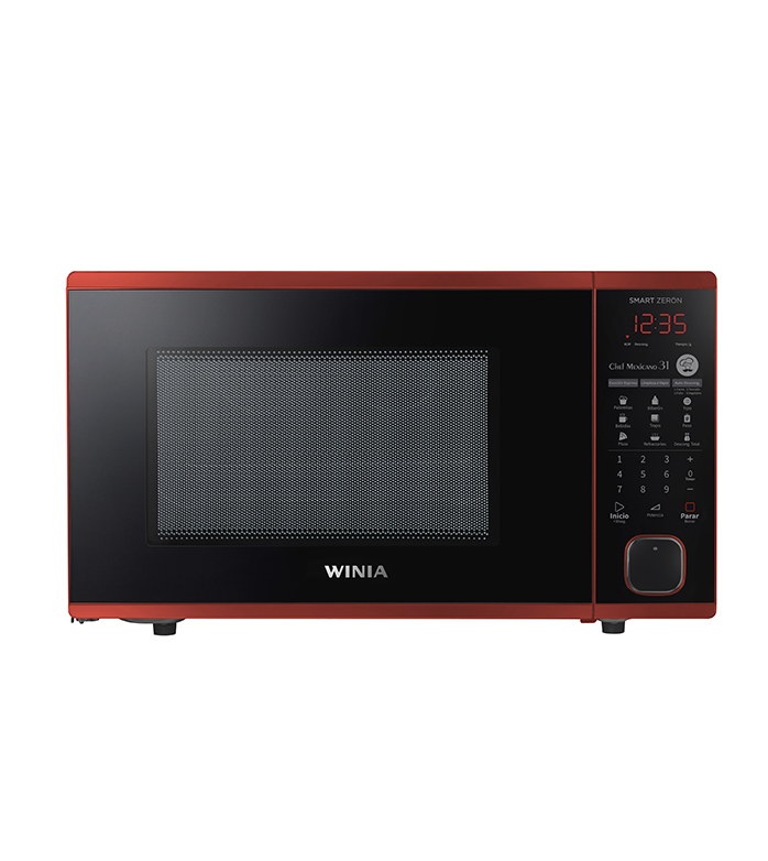 Daewoo KOR-1N4HR microwave Black, Red Countertop