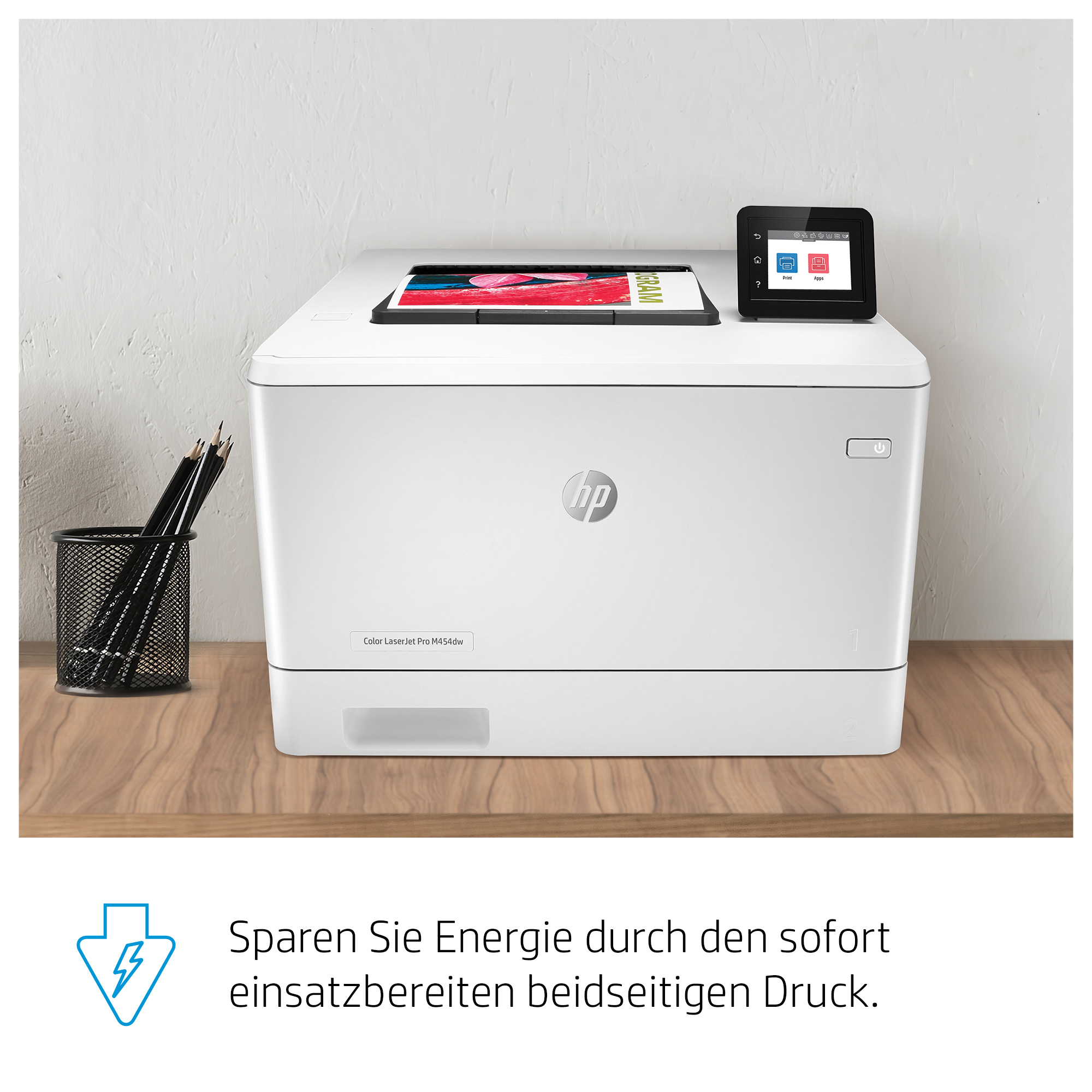 HP LaserJet Pro M454dw Wireless Color Printer, Duplex. Print technology: Laser, Maximum resolution: 600 x 600 DPI, Print s