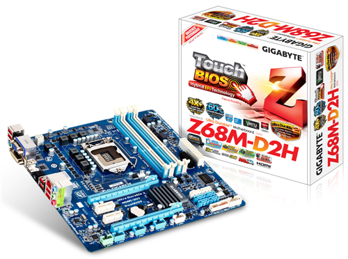 GIGABYTE GA-Z68M-D2H – image 1