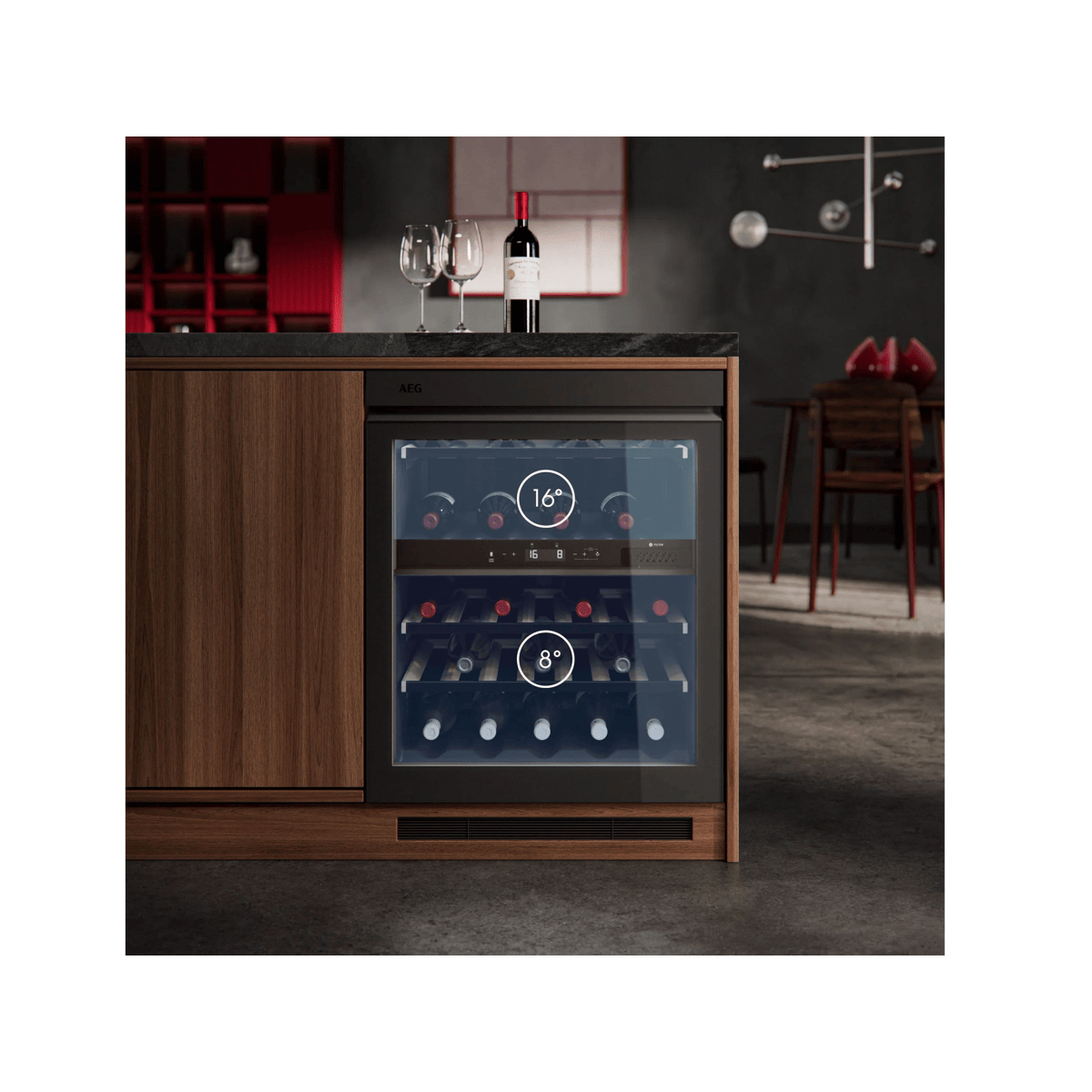 AEG NSW8D826GT Compressor wine cooler Built-in Beige 40 bottle(s) – image 8