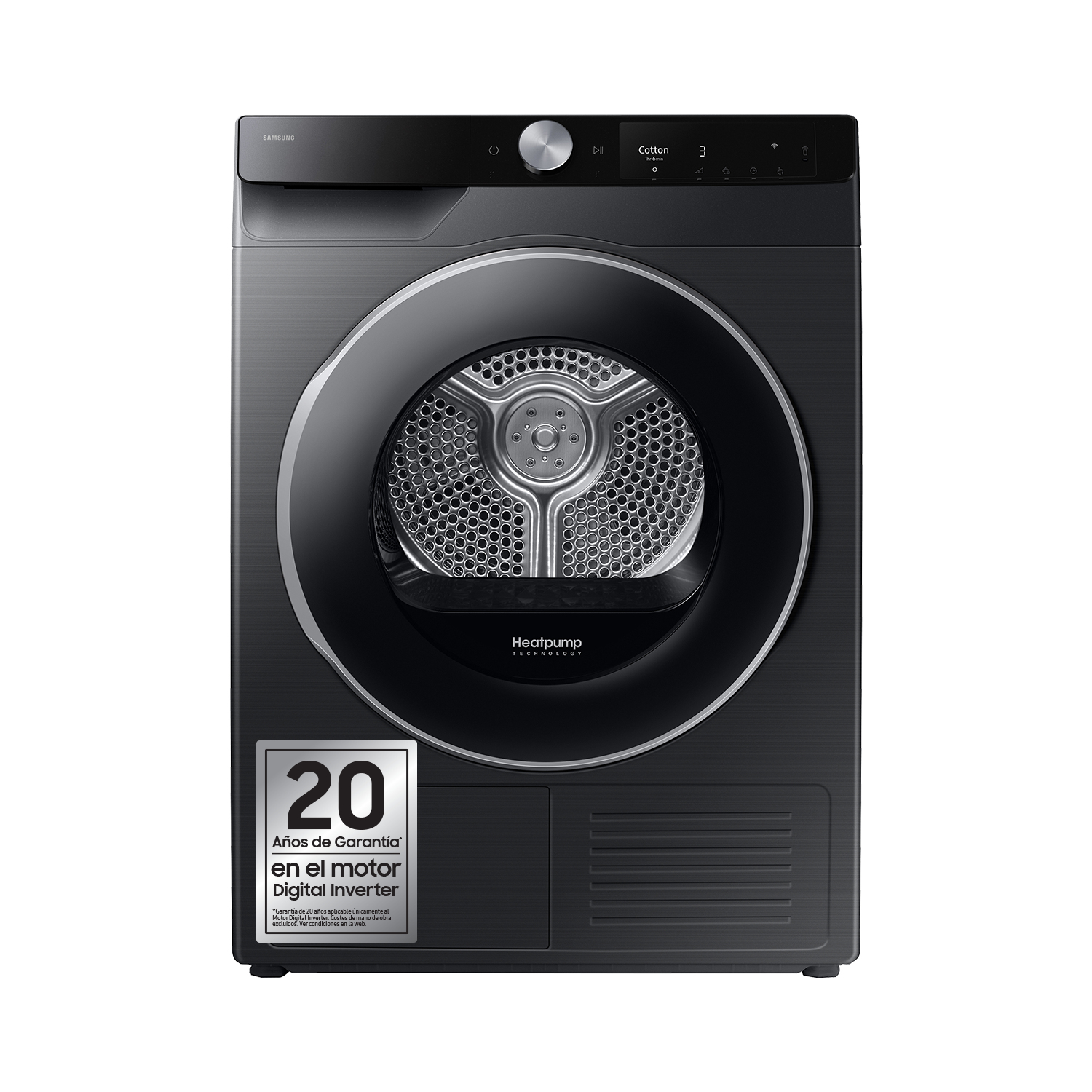 Samsung DV90T6240LB tumble dryer Freestanding Front-load – image 1