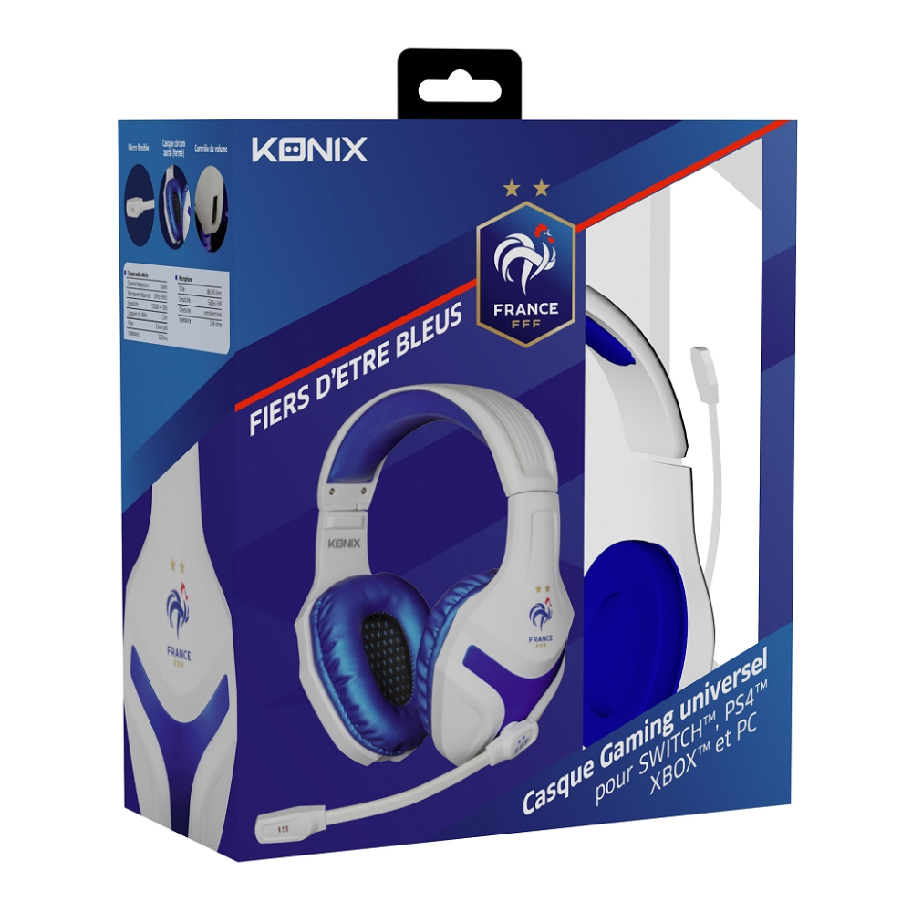 Konix KX FFF UNIV WHITE GAMING HEADSET – image 7