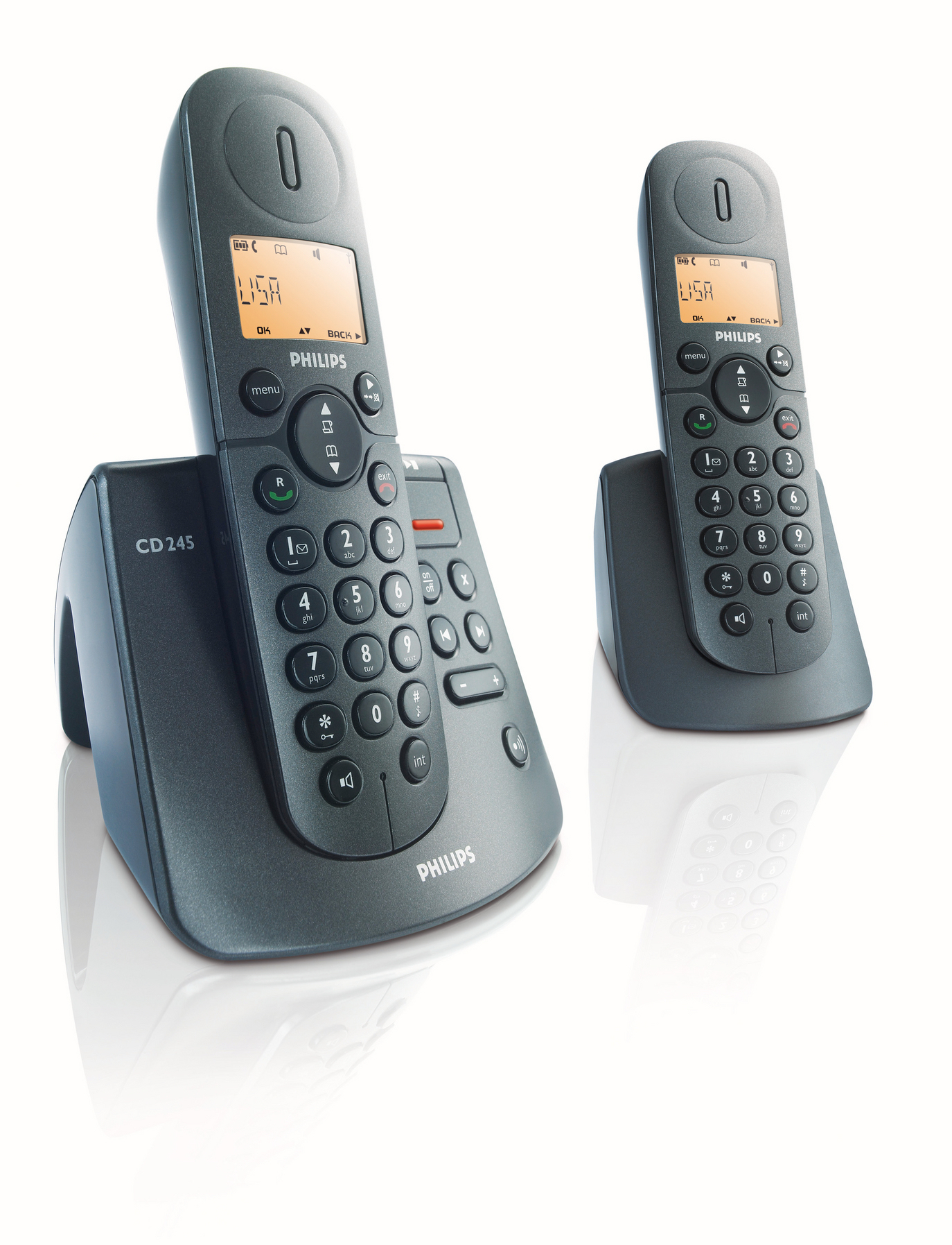 Philips CD2452B/02 telephone Caller ID Black