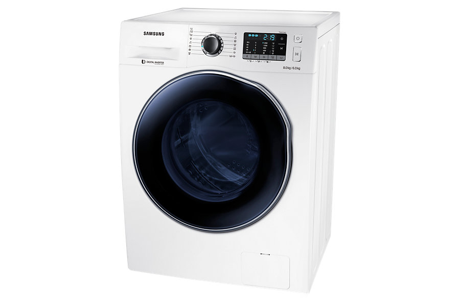 Samsung WD80J5420AW washer dryer Freestanding Front-load White – image 2