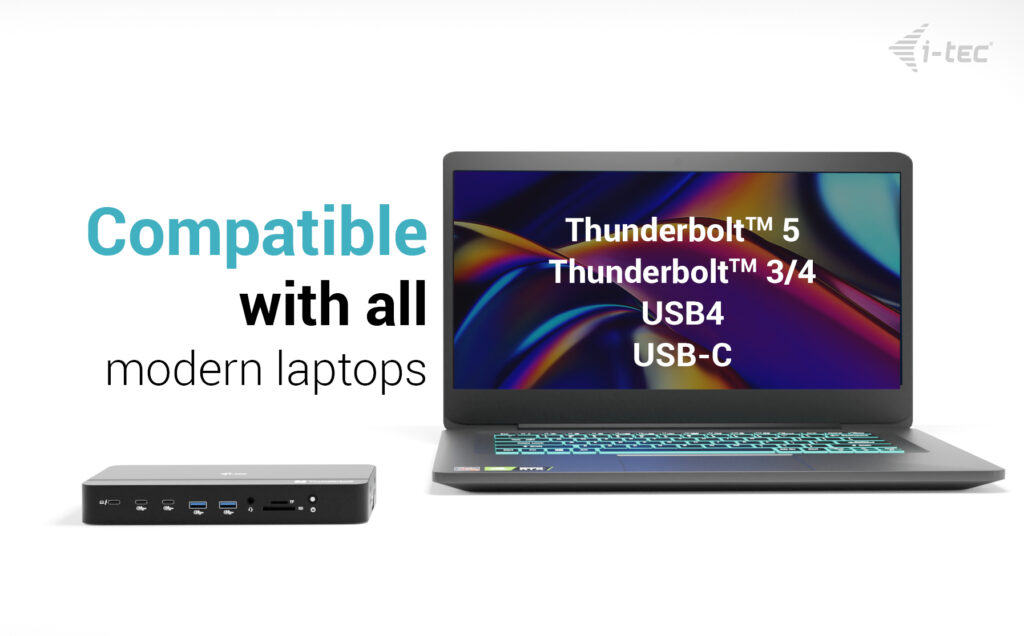 i-tec Thunderbolt 5 Triple Display Docking Station, M.2 slot, 6x USB, 2.5GLAN + Power Delivery – image 5