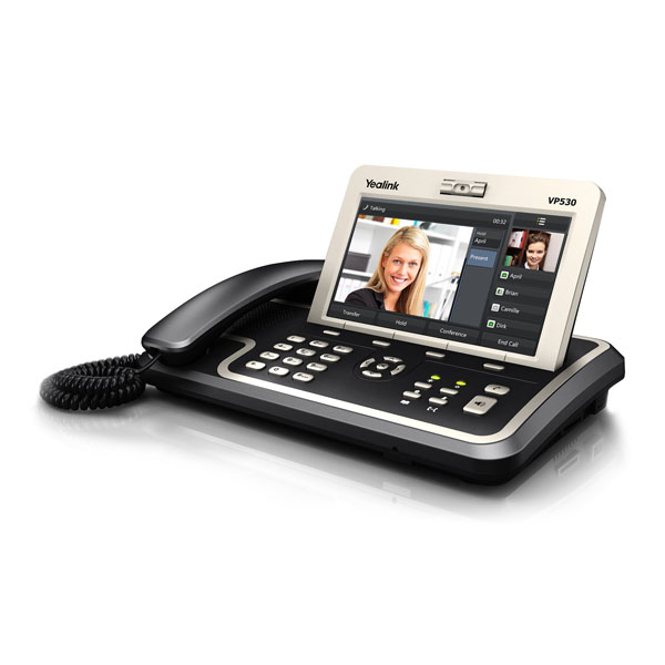 Yealink VP530 IP phone Black, Silver LCD – image 1