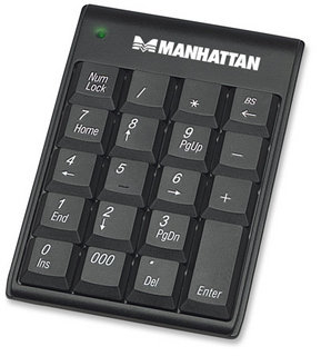 Manhattan 177443 keyboard USB Black