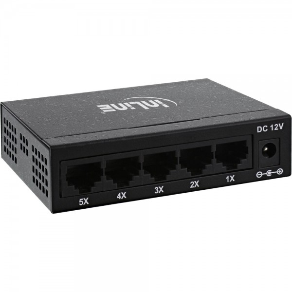 InLine 32206M network switch Fast Ethernet (10/100) Black – image 3