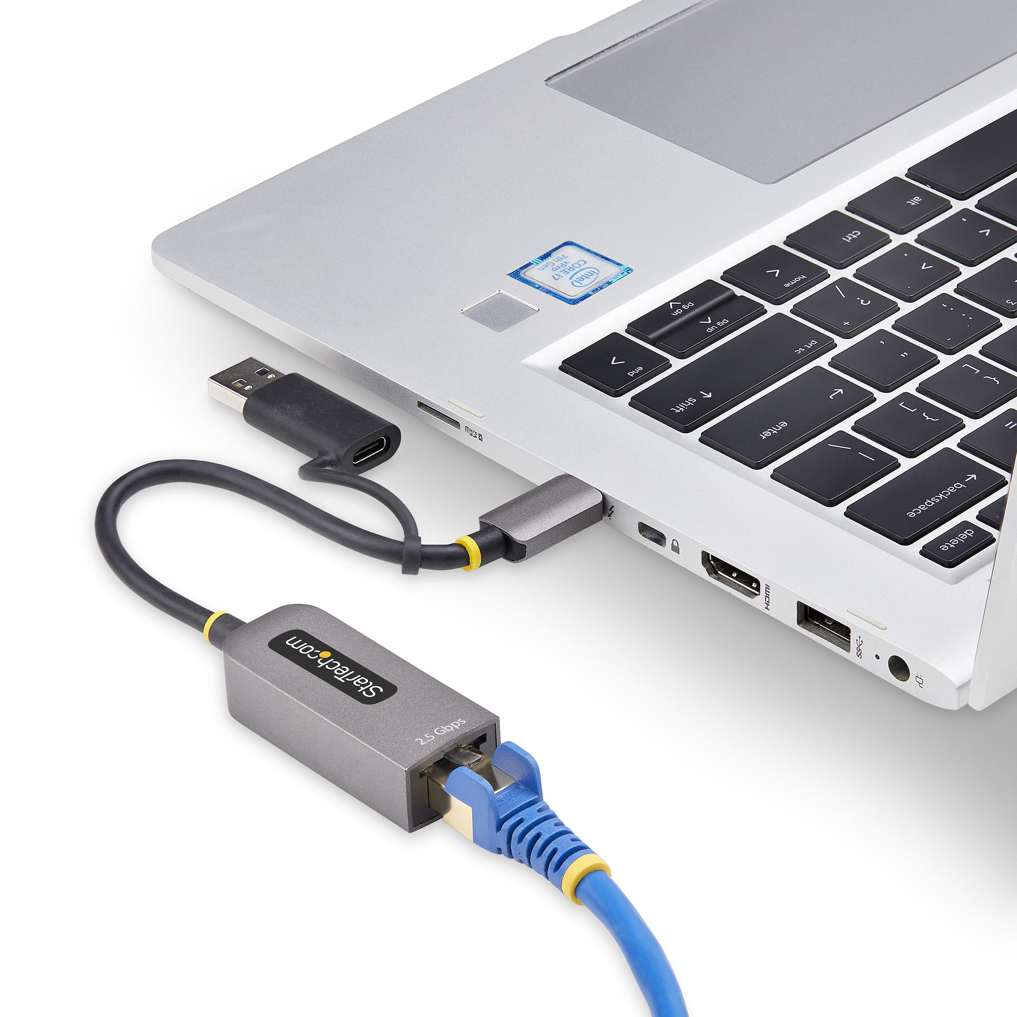 صورة محول StarTech.com U2GA-USB-C-ETHERNET 2.5GbE USB-C إلى إيثرنت