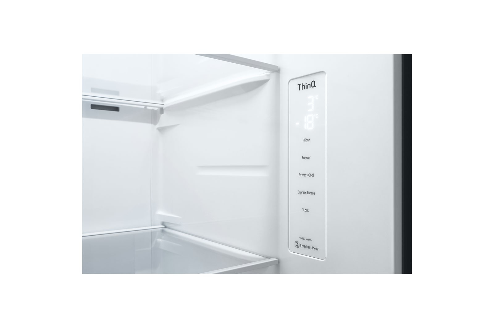 LG GSLV70DSTF side-by-side refrigerator Freestanding – image 4