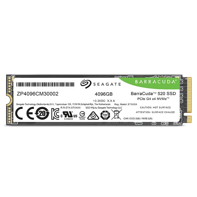 Seagate BarraCuda ZP4096CM3A002 internal solid state drive – image 4
