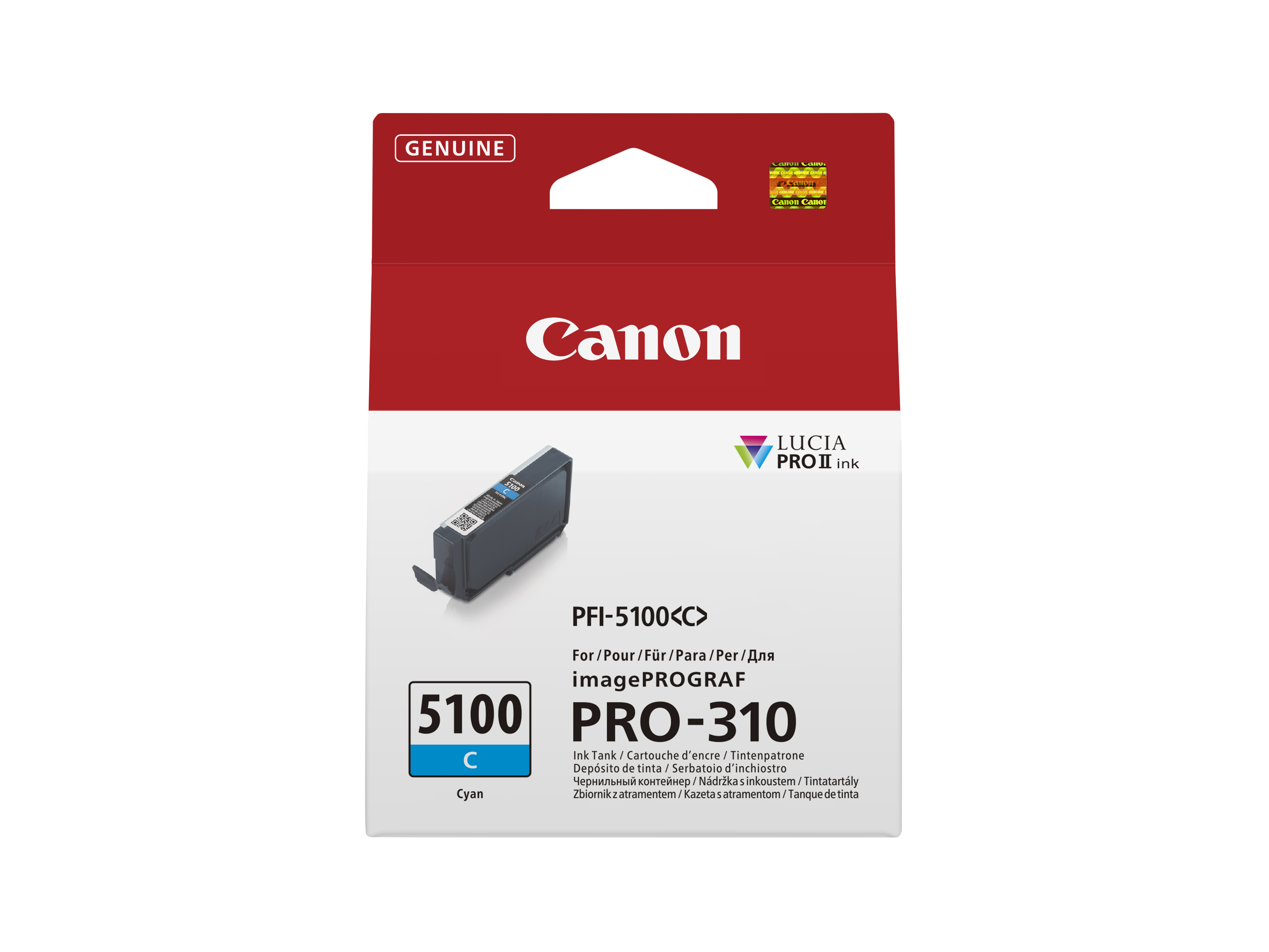 Canon PFI-5100 C cartuccia d'inchiostro 1 pz Originale Ciano