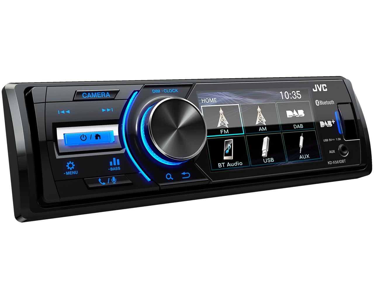 JVC KD-X561DBT car media receiver Black, Blue – image 4